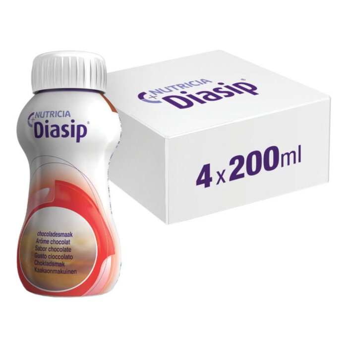 Nutricia Italia Diasip Cioccolato 200 Ml 4 Pezzi