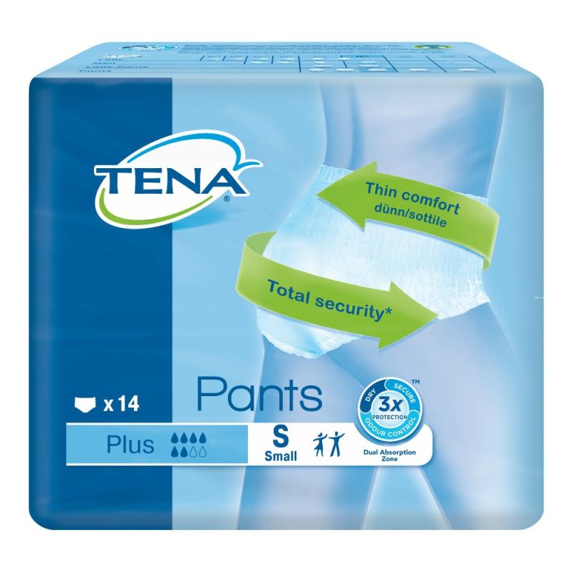 Essity Italy Pannolone A Mutandina Tena Pants Plus Taglia Small 14 Pezzi
