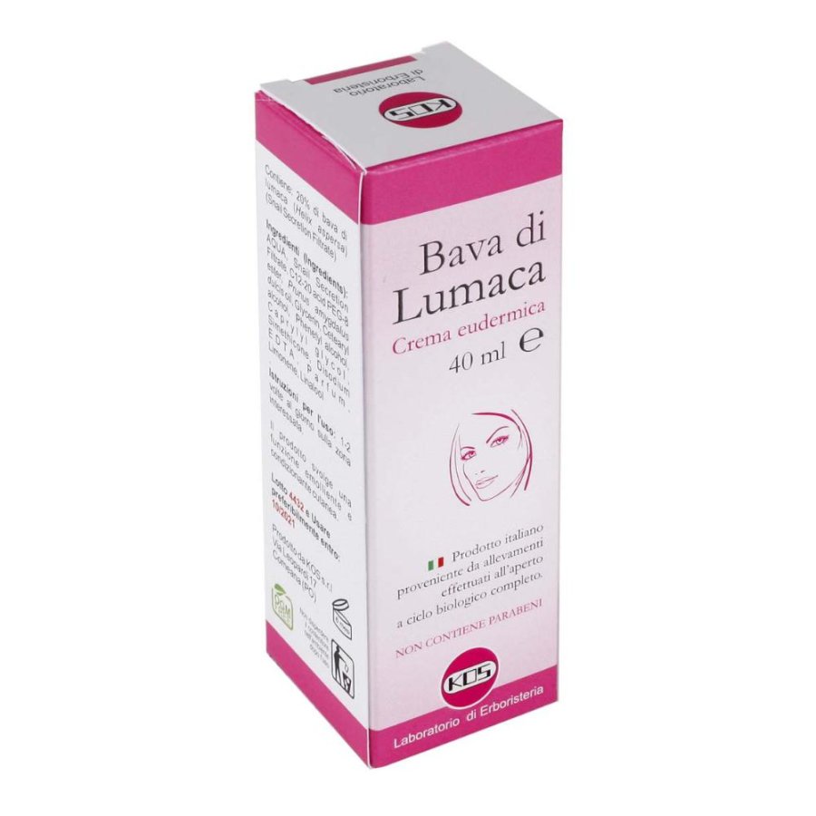 Kos Bava di Lumaca Crema Eudermica per Pelli Arrossate e Sensibili 40 ml Kos Bava di Lumaca Crema Eudermica per Pelli Arrossate e Sensibili 40 ml