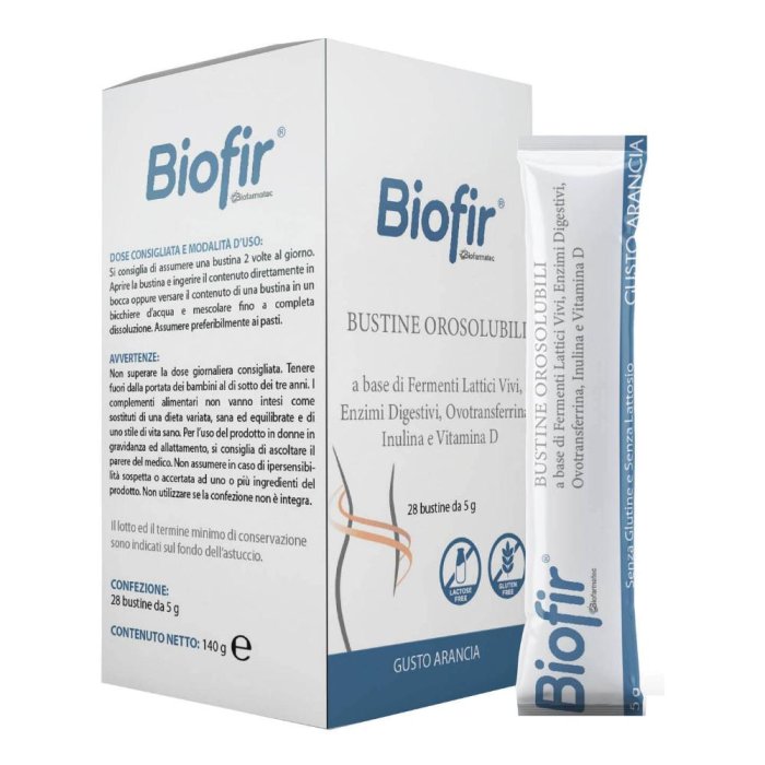 Biofir 10 Stick Integratore Alimentare in Stick Orali per il Benessere dell’Organismo Biofarmatec