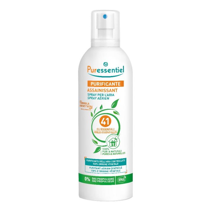 Puressentiel Spray Purificante per Ambienti ai 41 Oli Essenziali 500 ml Deodorante Igienizzante Aria per Casa e Ufficio