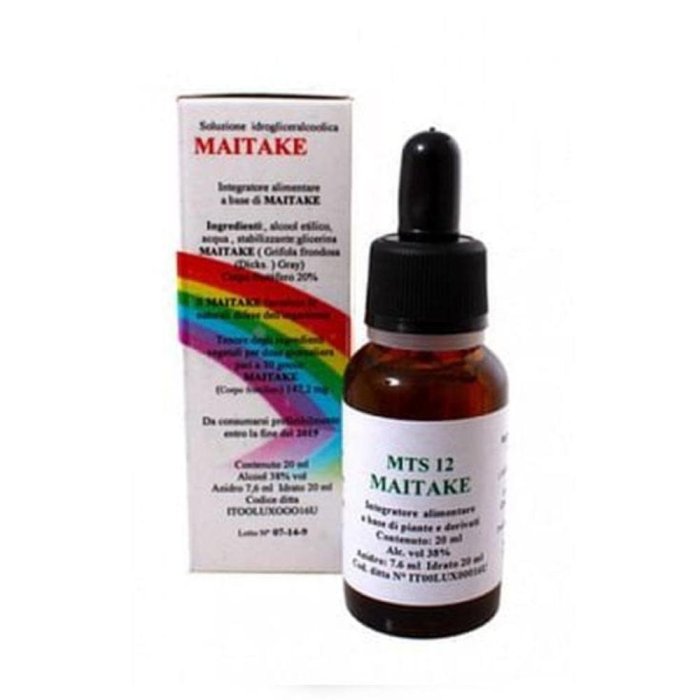 MTS 12 Maitake Gocce 20 ml Integratore Alimentare a Base di Fungo Maitake per Difese Immunitarie
