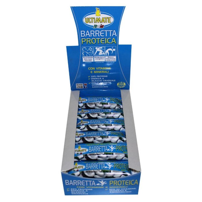 Ultimate barretta proteica cocco 24 pezzi - barrette proteiche gusto cocco