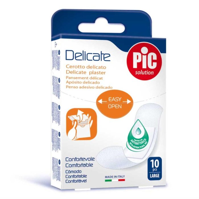 Pikdare Cerotto Pic Delicate 25x72 Mm Antibatterico 10 Pezzi