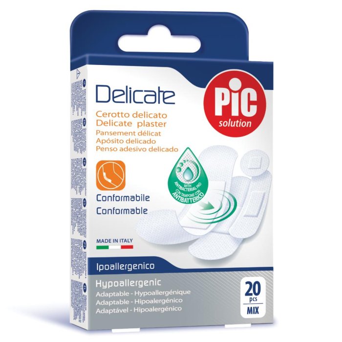 Pikdare Cerotto Pic Delicate Mix 20 Cerotti Antibatterico