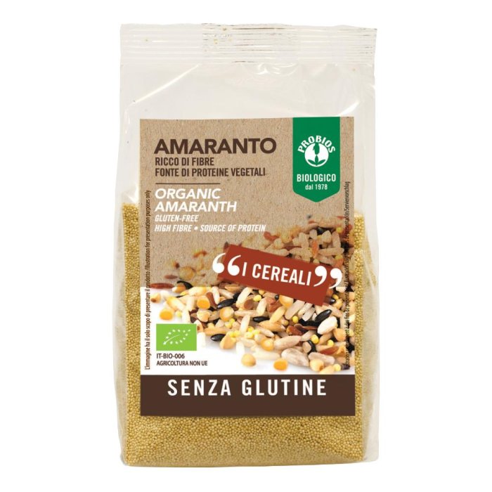 Amaranto senza glutine - cereale naturalmente privo di glutine per zuppe e insalate