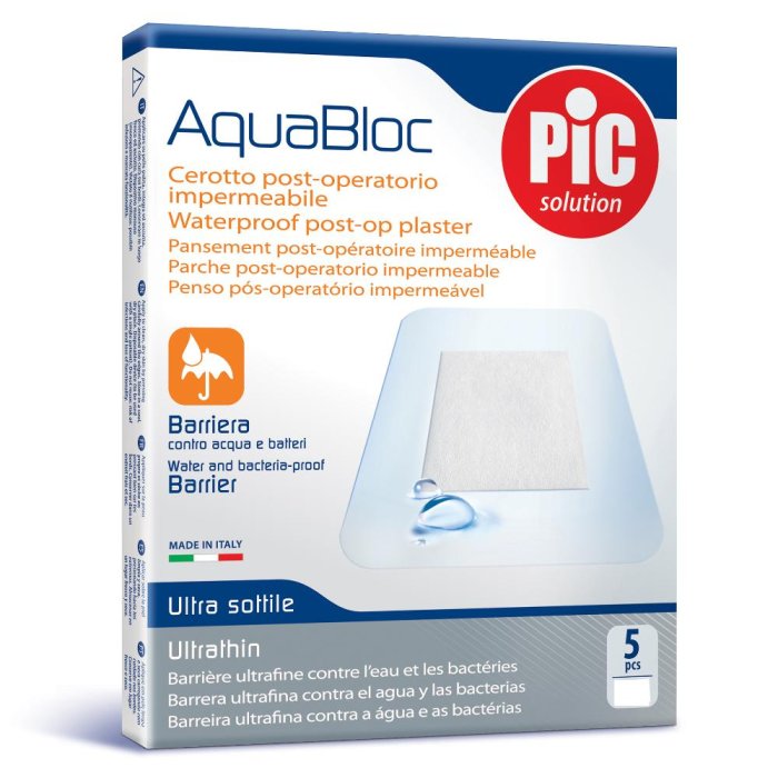 Pikdare Cerotto Pic Aquabloc Cm10x15 Antibatterico 5 Pezzi