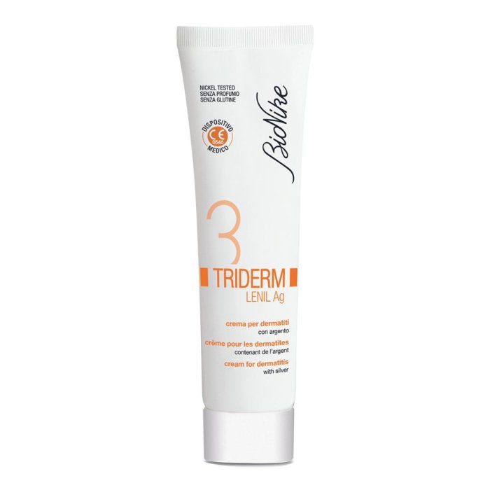 BioNike Triderm  Lenil AG Crema Lenitiva per le Dermatiti con Argento 30 ml
