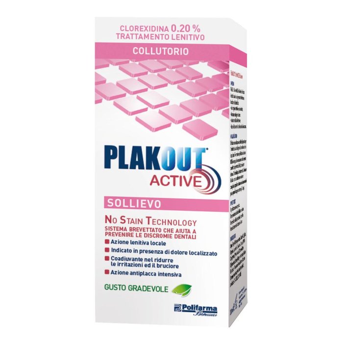 Plakout Active Sollievo 0,20 Colluttorio 200 ml