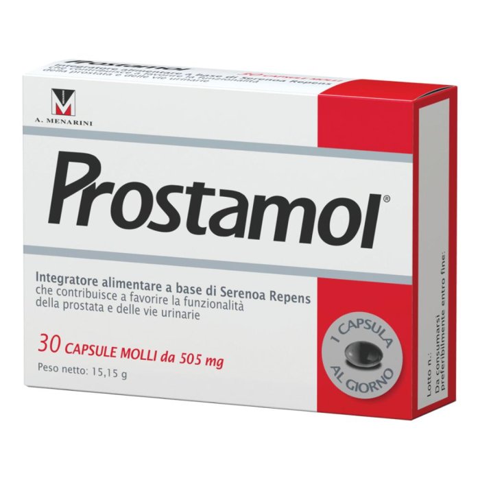 Menarini Prostamol Integratore Alimentare 30 Capsule