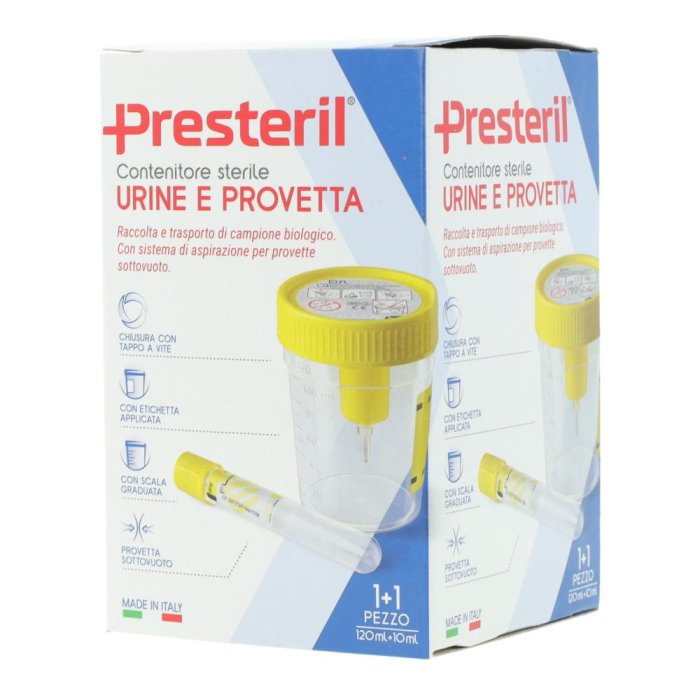 Medipresteril Contenitore Urina + Provetta Sottovuoto