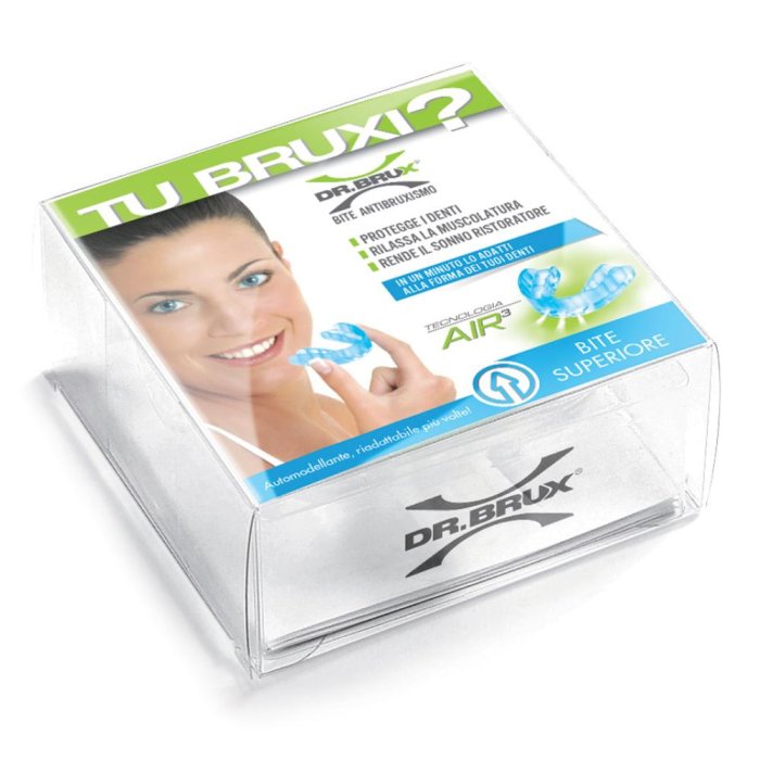 Dr. Brux Bite Dentale Arcata Superiore Notte Modellante Colore Trasparente