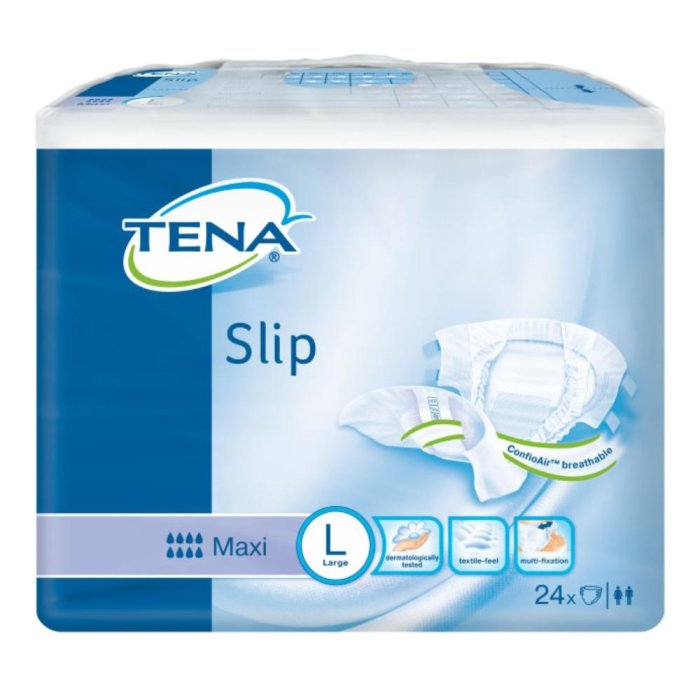 Tena Slip Maxi Pannolino a Mutandina per Incontinenza Misura Large 24 Pezzi