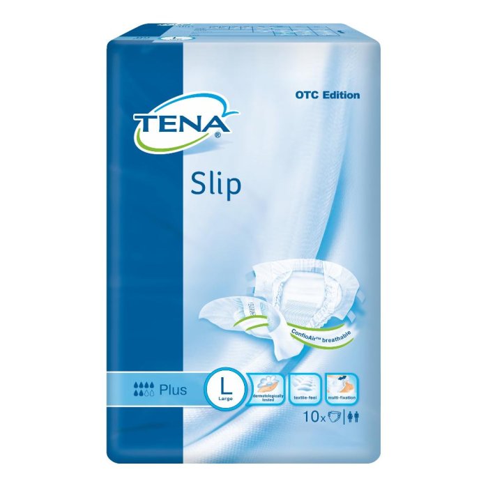 Tena Slip Plus Pannoloni Large 10 Pezzi