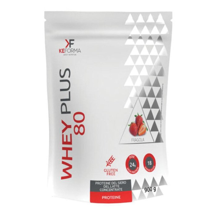 WHEY PLUS 80 FRAGOLA BUSTA900G