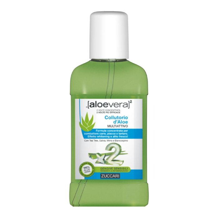 Zuccari Aloevera2 Collutorio D'Aloe Multi-attivo 250 ml