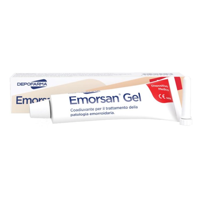 Emorsan Gel Rettale 30 ml con Applicatore per Emorroidi e Fissurazioni Anali
