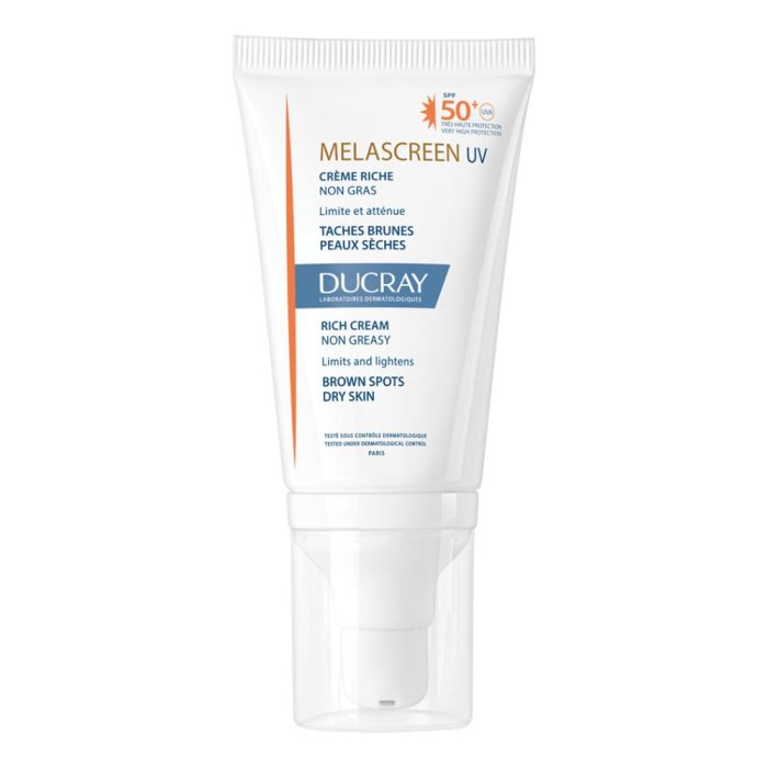 Ducray Melascreen Crema Solare Ricca Fp50+ 40 Ml