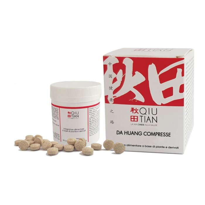 Da Huang integratore naturale 30 g 100 compresse