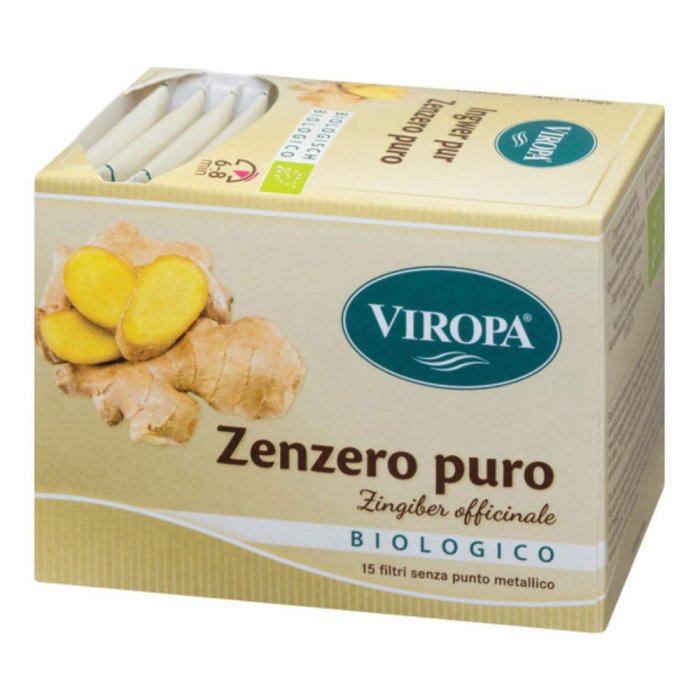Viropa Zenzero Puro Tisana Biologica 15 Filtri