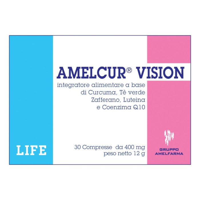 Gruppo Amelfarma Amelcur Vision Integratore Alimentare 30 Compresse