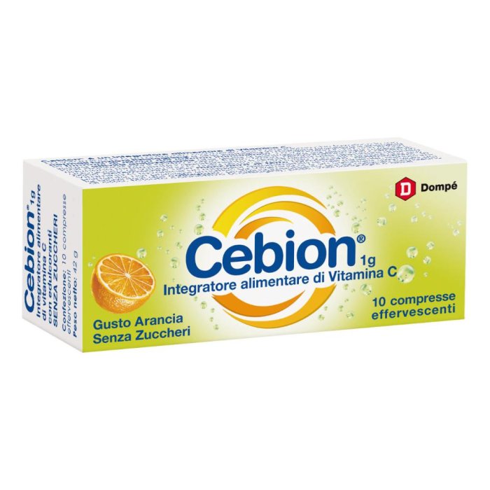 Cebion  Difese Immunitarie Vitamina C 10 Compresse Efferv Senza Zucchero