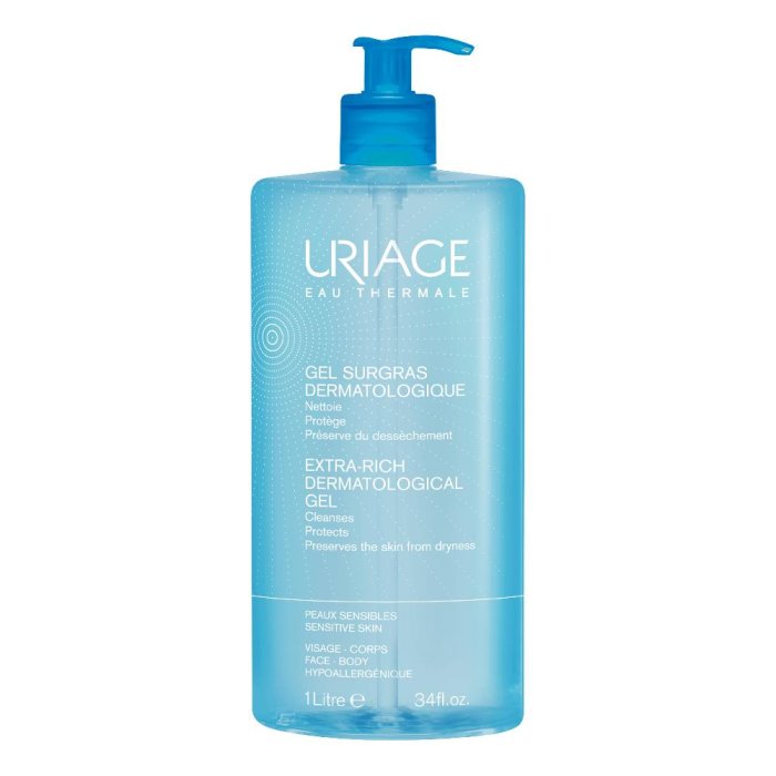 Uriage Laboratoires Dermatologiques Igiene Viso e Corpo Gel Surgras Detergente Dermatologico 1000 ml