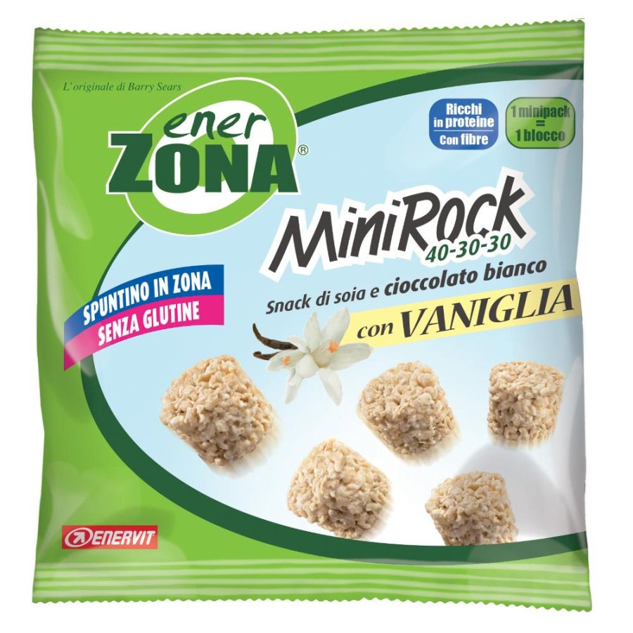 Enerzona Minirock 40-30-30 Astuccio 5 Minipack Vaniglia Enerzona Minirock 40-30-30 Astuccio 5 Minipack Vaniglia