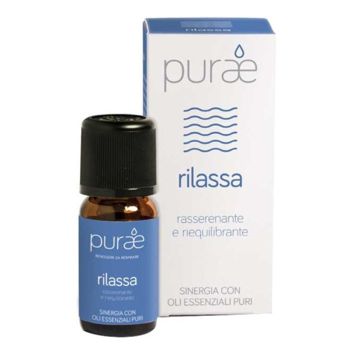 Purae Sinergia Oli Essenziali - Rilassa Rasserenante E Riequilibrante 10 ml