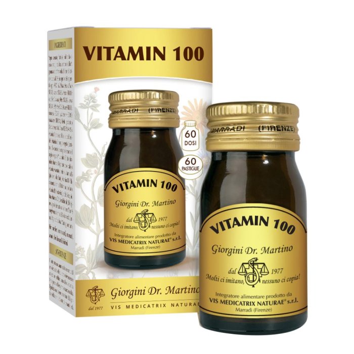 Vitamin 100 60 pastiglie Integratore alimentare a base di piante SER-VIS