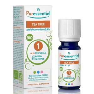 Puressentiel Olio Essenziale Tea Tree Bio Puro 100% Naturale Antisettico 10 ml