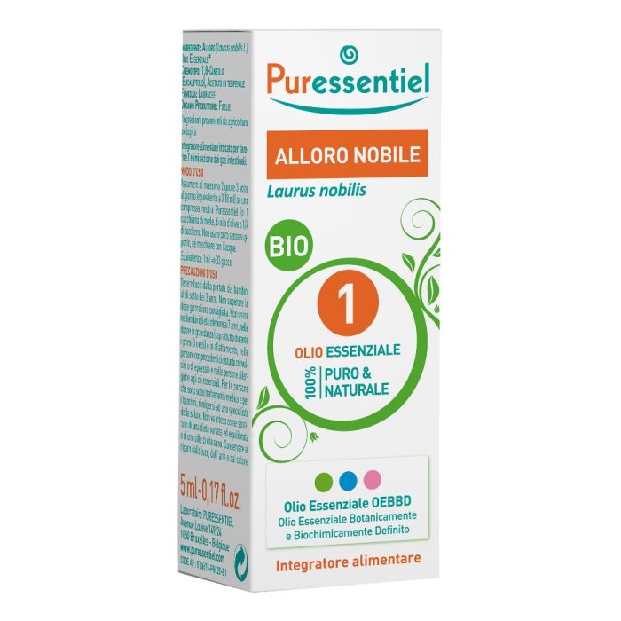Puressentiel Olio Essenziale Alloro Nobile Bio Integratore Alimentare 5ml