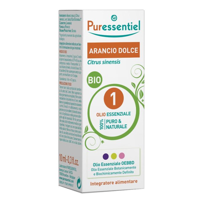Puressentiel Olio Essenziale Arancio Dolce Bio Integratore 10 ml