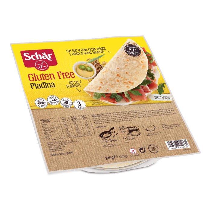 Schar Piadina Senza Glutine 240 Grammi 