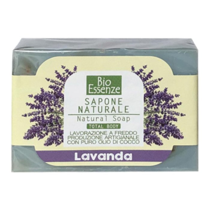 Sapone lavanda Bioessenze 100 g - sapone vegetale alla lavanda per viso e corpo