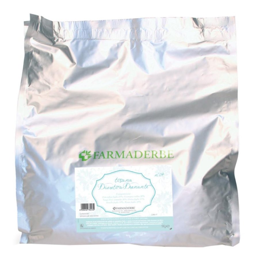 Tisana Diuretica Drenante 1 kg – Infuso di Erbe Officinali Depurativo e Sgonfiante per Ritenzione Idrica