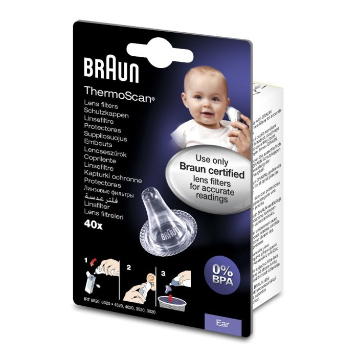 Uragme Braun Thermoscan Coprilente 40 Pezzi
