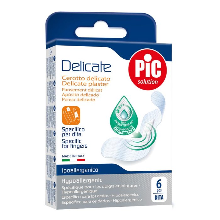 Pikdare Cerotto Pic Delicate Dita Antibatterico 6 Pezzi