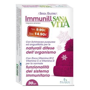 Paladin Pharma Integratori Alimentari Sanavita Immunil 30 Compresse