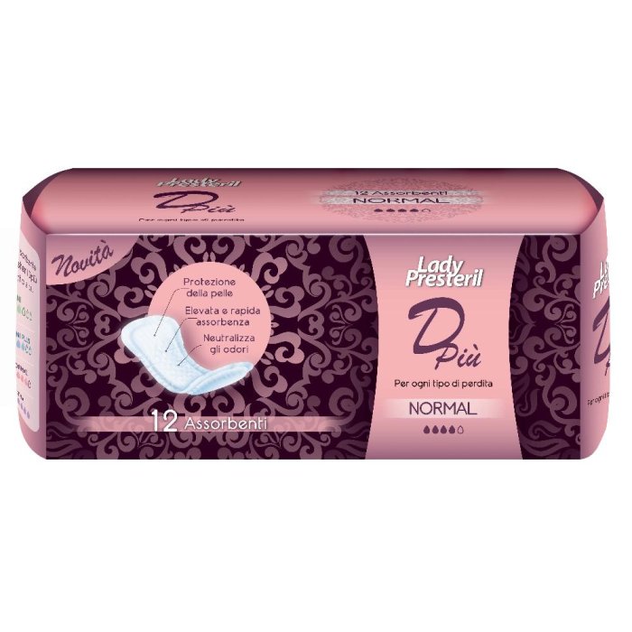 Lady Presteril D Piu Normal Assorbenti 12 Pezzi