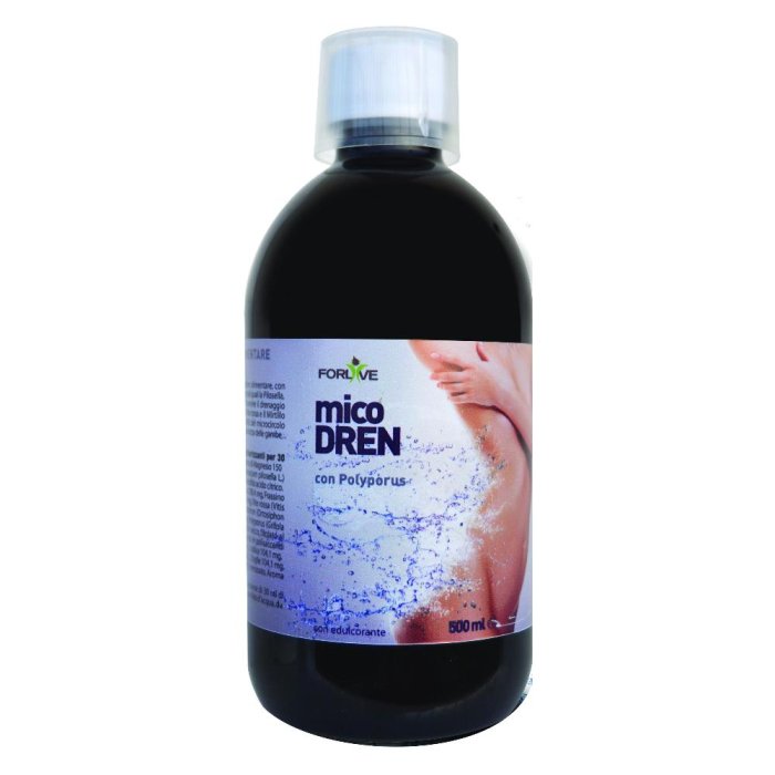 Micodren 500 ml Integratore Drenante Depurativo con Estratti Vegetali per Gambe Leggere e Benessere del Microcircolo
