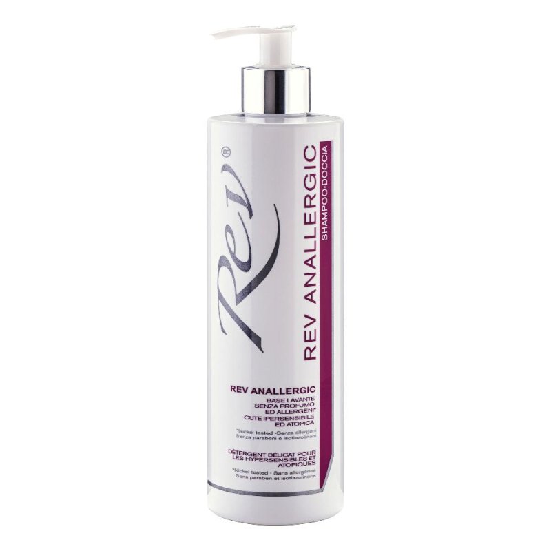 Rev Anallergic Base Lavante Shampoo Doccia pelle Atopica e Ipersensibili 500 ml