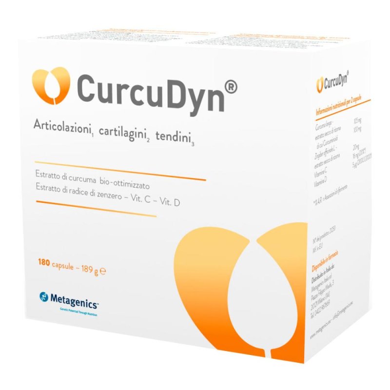 Metagenics Belgium Bvba Curcudyn 180 Capsule