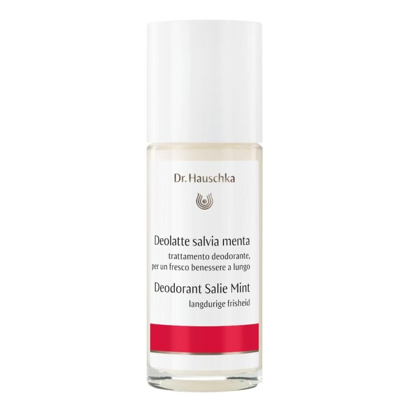 Deodorante cremoso alla salvia e menta hauscka Deolatte naturale senza sali di alluminio 50 ml