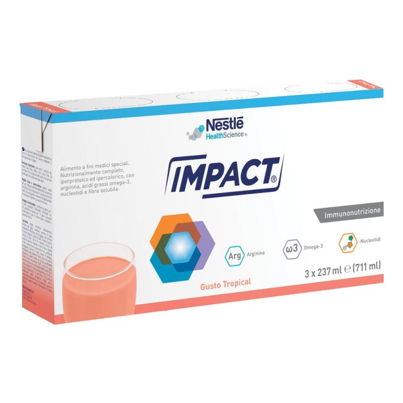 IMPACT ORAL Tropical 3x237ml IMPACT ORAL Tropical 3x237ml
