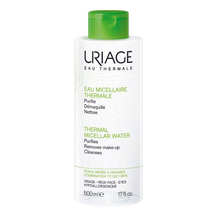 Uriage Laboratoires Dermatologiques Igiene Viso Acqua Micellare Pelle Mista E Grassa 500 ml