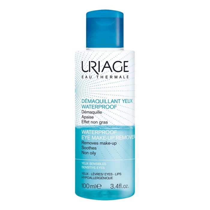 Uriage Laboratoires Dermatologiques Igiene Viso Struccante Waterproof 100 ml