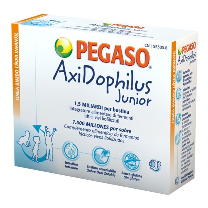 Pegaso Axidophilus Junior 14 Bustine Da 1,5 G