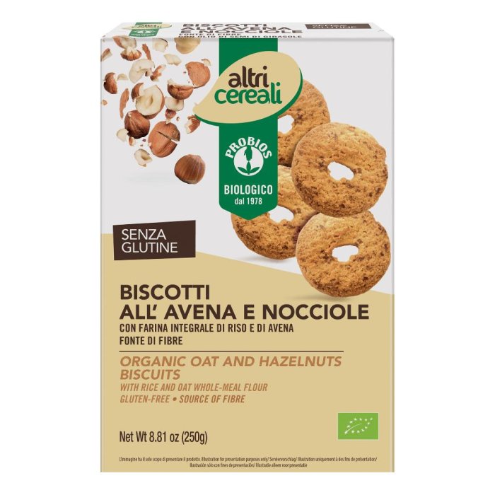 Altricereali Biscotto Avena/Nocciola