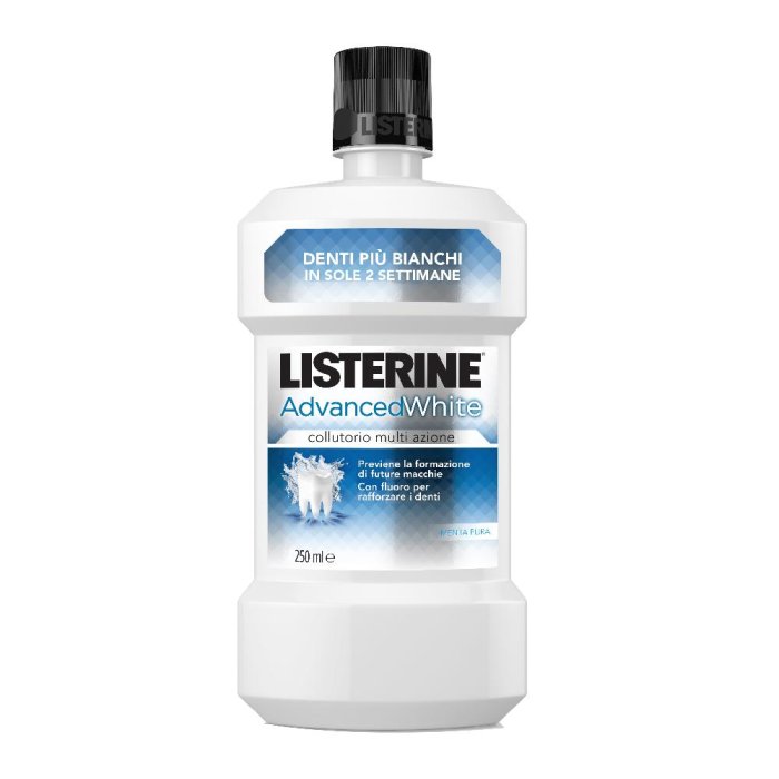 Listerine  Igiene Orale Quortidiana Advanced White Colluttorio 250 ml